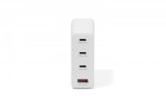 Digitus Ładowarka sieciowa GaN II 140W | 3x USB-C, 1x USB-A | PD 3.0, QC 3.0 | Biała