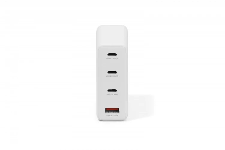 Digitus Ładowarka sieciowa GaN II 140W | 3x USB-C, 1x USB-A | PD 3.0, QC 3.0 | Biała