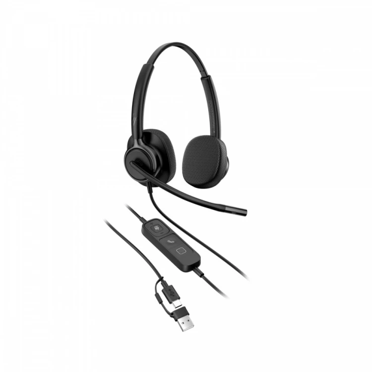 POLY Słuchawki Mission 425 Stereo Leatherette C01B6AA#AC3
