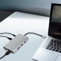 LogiLink Stacja dokująca USB3.2 ,USB-C, 8-portow, PD