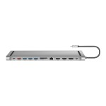 LogiLink Stacja dokująca USB3.2 ,USB-C,12-portów, PD