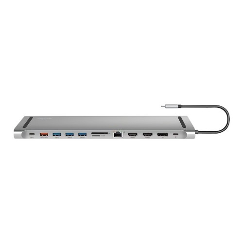 LogiLink Stacja dokująca USB3.2 ,USB-C,12-portów, PD