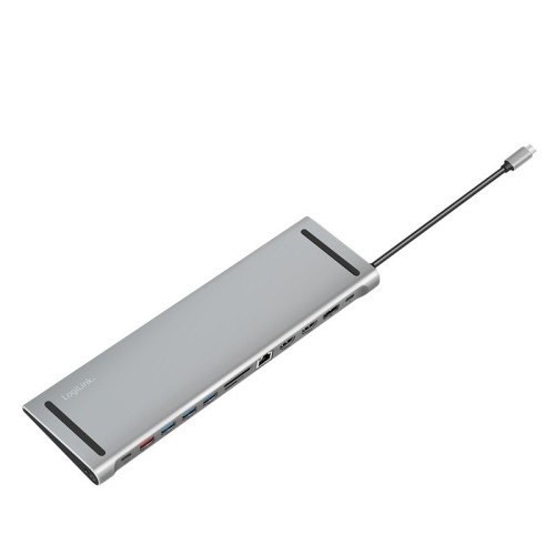LogiLink Stacja dokująca USB3.2 ,USB-C,12-portów, PD