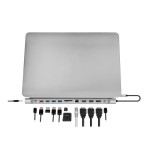 LogiLink Stacja dokująca USB3.2 ,USB-C,12-portów, PD