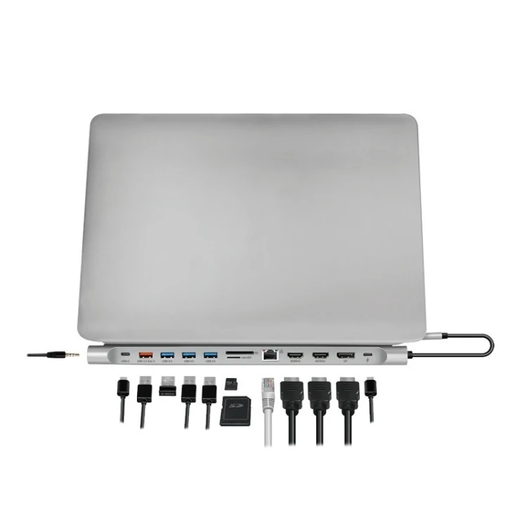 LogiLink Stacja dokująca USB3.2 ,USB-C,12-portów, PD