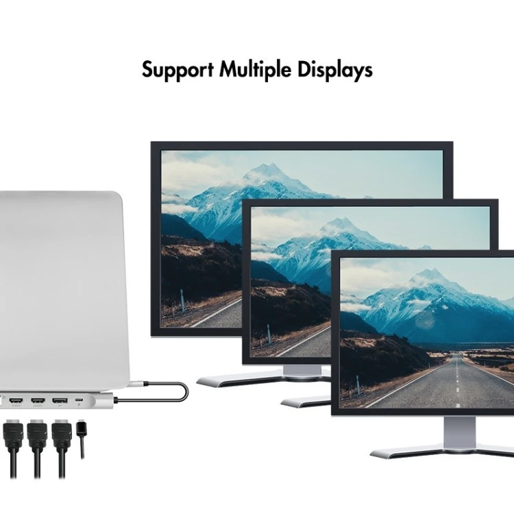LogiLink Stacja dokująca USB3.2 ,USB-C,12-portów, PD