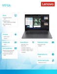 Lenovo Laptop V17 G4 83A2003WPB W11Pro i5-13420H/8GB+8GB/512GB/INT/17.3 FHD/iron Grey/3YRS OS