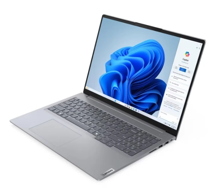 Lenovo Laptop ThinkBook 16 G7 21MW00F0PB W11Pro 5 7535HS/16GB/512GB/INT/16.0 WUXGA/Arctic grey/3YR OS + 1YR CI + CO2 Offset