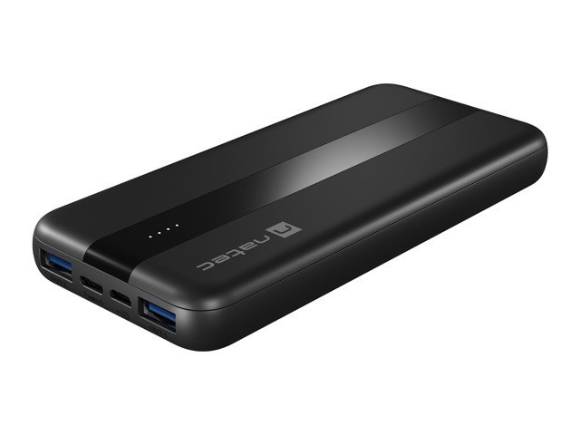 Natec Powerbank TREVI Slim Q V2 2xUSB-A 18W 1xUSB-C 20W