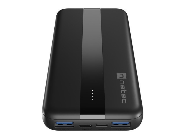 Natec Powerbank TREVI Slim Q V2 2xUSB-A 18W 1xUSB-C 20W