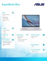 Asus Laptop ExpertBook Ultra B9406CAA-TH0246X -  Core ultra 7 356H/32GB/1TB/14" WQXGA+/Tandem OLED/600 nits/Touch screen/Win 11 PRO/3YRS
