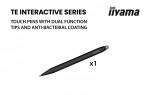IIYAMA Monitor interaktywny 65 cali TE6515A-B2AG VA,4K,40pkt,550cd,DeepContrast-IR+,     HDMI x2,DP,USB-C, 2 x 20W, OPS Slot x1, 5xUSB, 2xRJ45,8-Array
