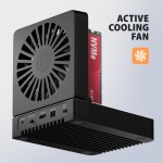 AXAGON ADSA-M2C44 Stacja dokująca USB4 dla 4x M.2 NVMe SSD z funkcją klonowania dysków bez komputera