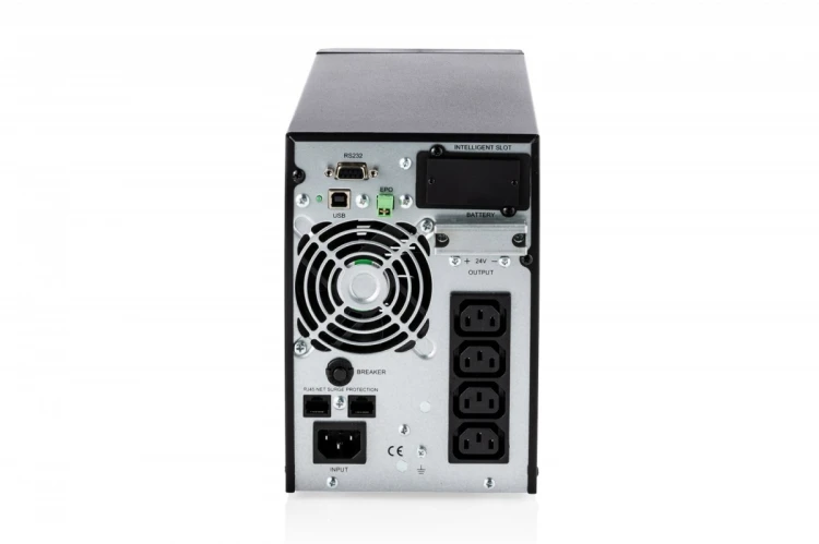 Digitus Zasilacz awaryjny UPS Online Tower 19" LCD 1000VA/1000W 2x12V/9Ah 4xC13 1xC14 USB RS232 RJ45 GŁ.293mm