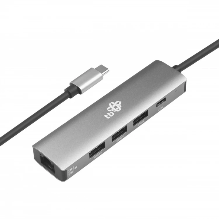 TB Adapter USB C - RJ45 3xUSB A 3.0, USB C