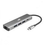 TB Adapter USB C - RJ45 3xUSB A 3.0, USB C