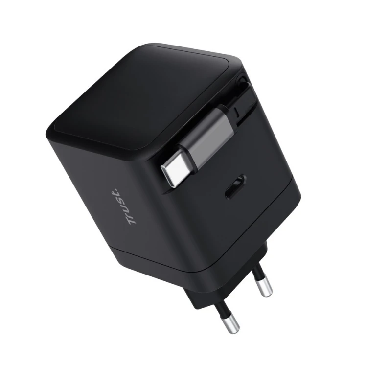 Trust Ładowarka MAXO zwijany kabel USB-C 65W