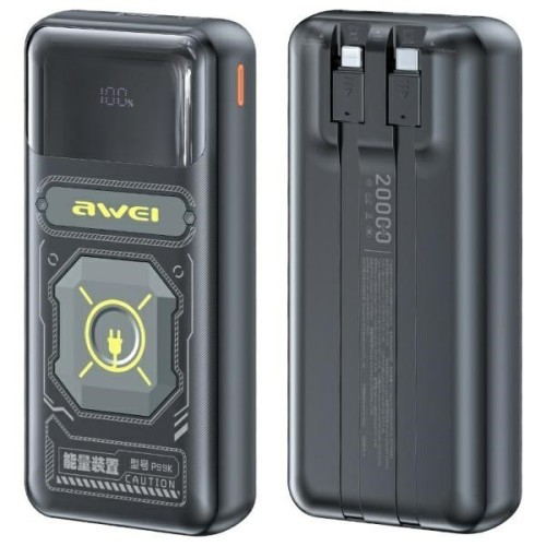 AWEI Powerbank P99K 22,5W 20000mAh czarny