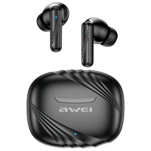 AWEI Słuchawki bluetooth 5.3 TA6 ANC czarne TWS