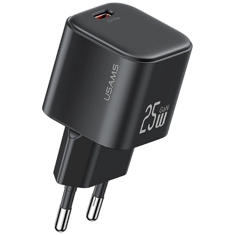 USAMS Ładowarka sieciowa JC Series CC289 25W GaN Fast Charger USB-C    czarna