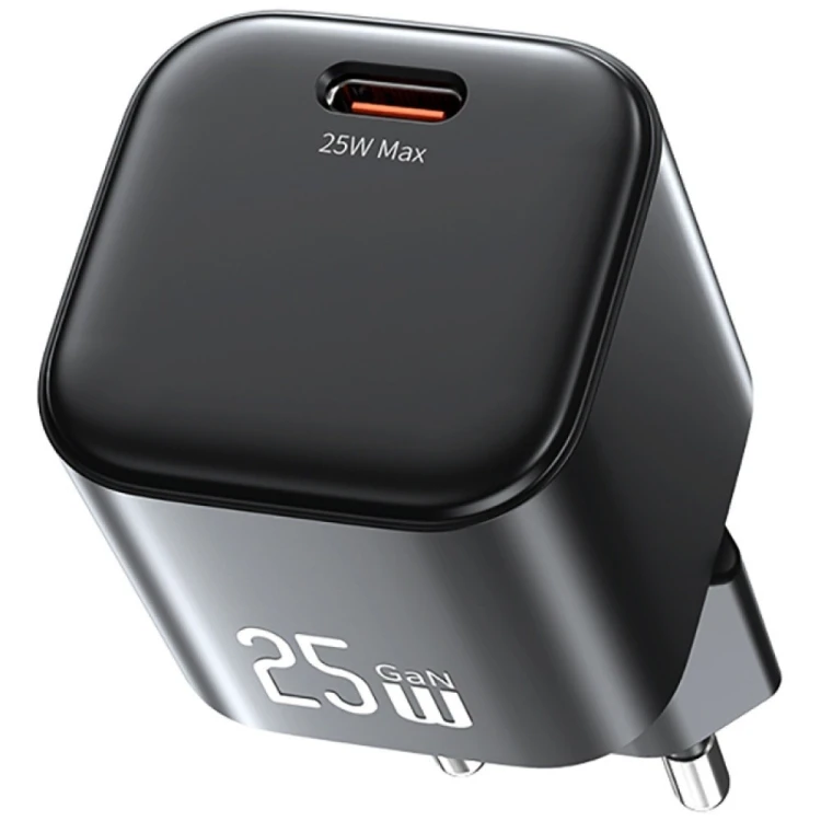 USAMS Ładowarka sieciowa JC Series CC289 25W GaN Fast Charger USB-C    czarna