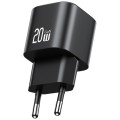 USAMS Ładowarka sieciowa JO Series CC260 20W USB-C + kabel USB-C/Lightning 1m biała