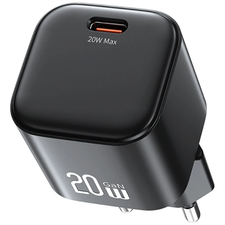 USAMS Ładowarka sieciowa JO Series CC260 20W USB-C + kabel USB-C/Lightning 1m biała