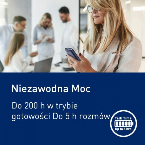 Panasonic Telefon komórkowy KX-TF400EXC niebieski