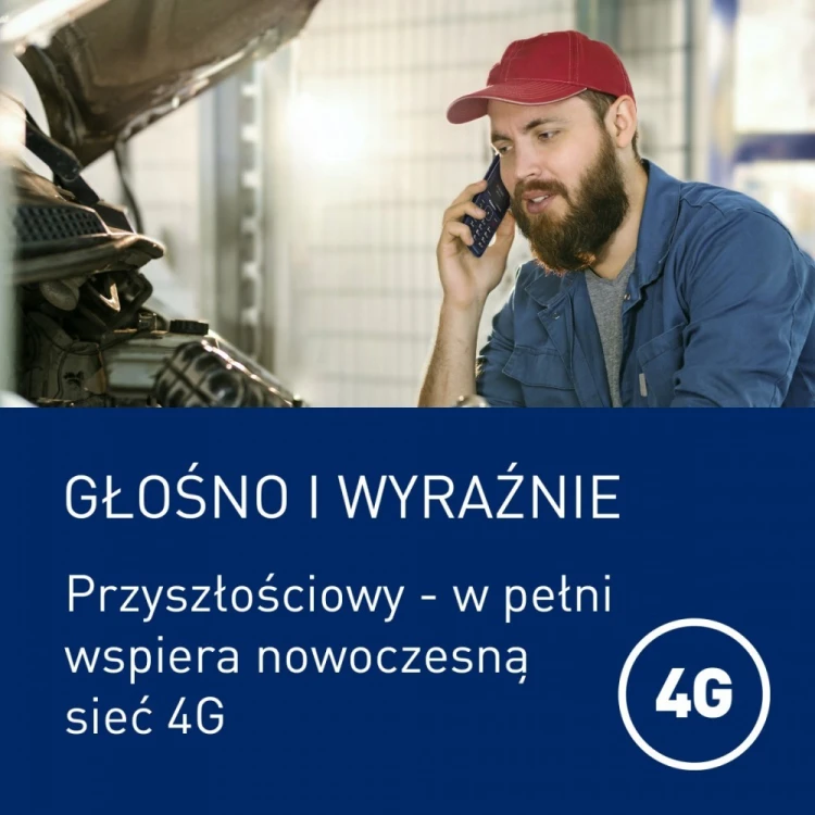 Panasonic Telefon komórkowy KX-TF400EXC niebieski