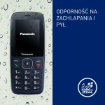 Panasonic Telefon komórkowy KX-TF400EXC niebieski