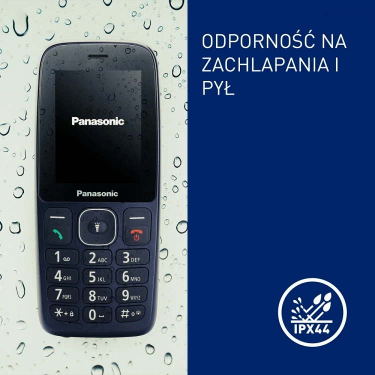 Panasonic Telefon komórkowy KX-TF400EXC niebieski