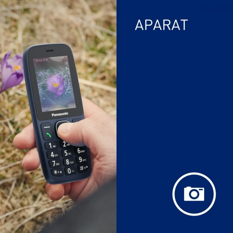 Panasonic Telefon komórkowy KX-TF400EXC niebieski