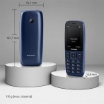 Panasonic Telefon komórkowy KX-TF400EXC niebieski