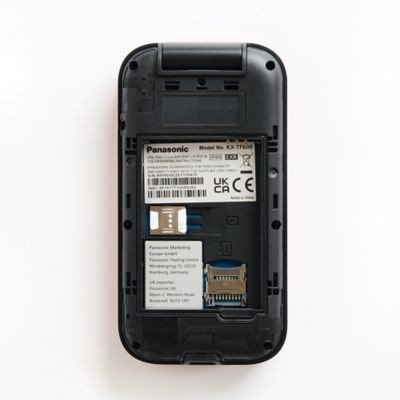 Panasonic Telefon komórkowy KX-TF600EXB czarny