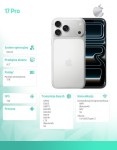 Apple iPhone 17 PRO Srebrny 1TB