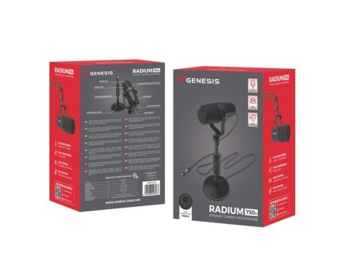 Natec Mikrofon Genesis Radium 750D studyjny USB/XLR statyw