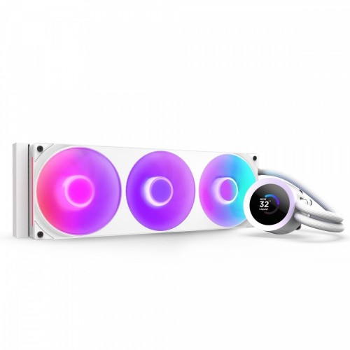 NZXT Chłodzenie wodne Kraken plus 360 RGB LCD białe