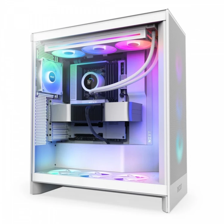 NZXT Chłodzenie wodne Kraken plus 360 RGB LCD białe