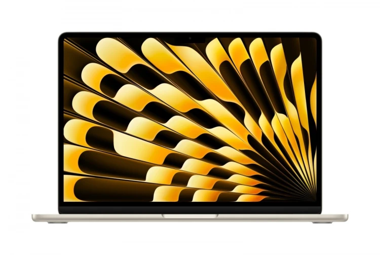 Apple MacBook Air 13.6 cala: M5 10/10, 24GB, 1TB SSD, bez zasilacza - Księżycowa poświata