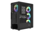 Fury Obudowa Shobo SH8F ARGB Midi tower z oknem czarna