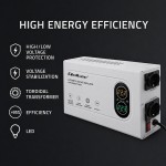 Qoltec Stabilizator napięcia AVR 2000VA | 1200W | Toroidalny transformator