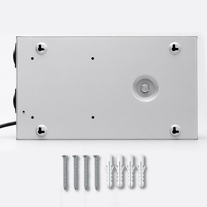 Qoltec Stabilizator napięcia AVR 2000VA | 1200W | Toroidalny transformator