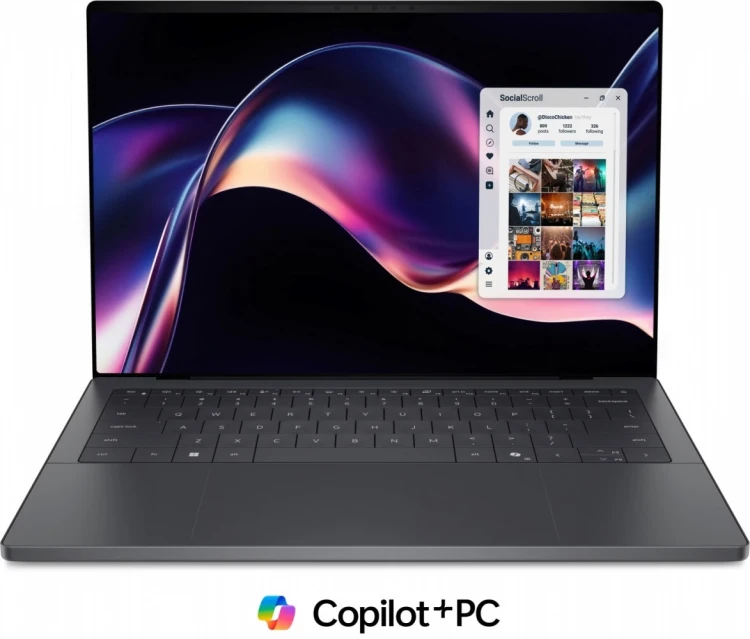 Dell Laptop XPS 14 DA14260 Win11Pro Core Ultra X7 358H/32GB/2TB/14 TOUCH/2,8K/Intel Arc/FgrPr/Cam/Mic/Backlit Kb/3 Cell/3Y ProSupport
