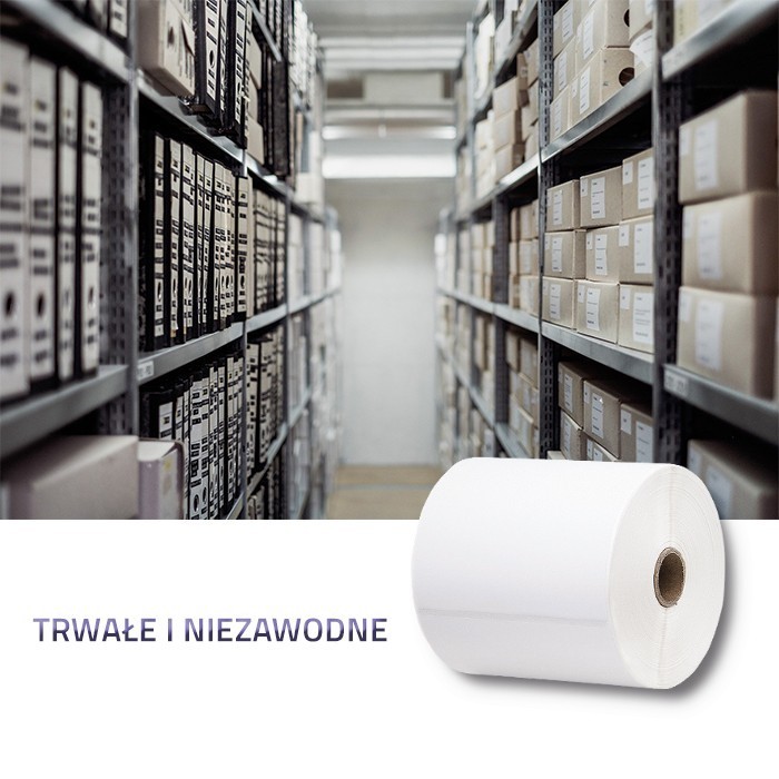 Qoltec Etykiety termiczne | 100 x 150 mm | 350 sztuk