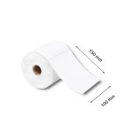 Qoltec Etykiety termiczne | 100 x 150 mm | 350 sztuk