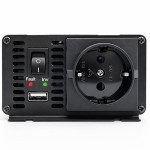 Qoltec Przetwornica napięcia MS Wave | 12V na 230V | 300/600W