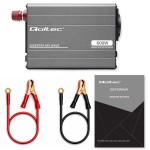 Qoltec Przetwornica napięcia MS Wave | 12V na 230V | 300/600W