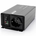 Qoltec Przetwornica napięcia MS Wave | 12V na 230V | 500/1000W