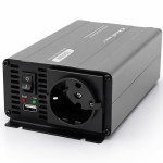 Qoltec Przetwornica napięcia MS Wave | 12V na 230V | 500/1000W