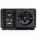 Qoltec Przetwornica napięcia MS Wave | 12V na 230V | 500/1000W